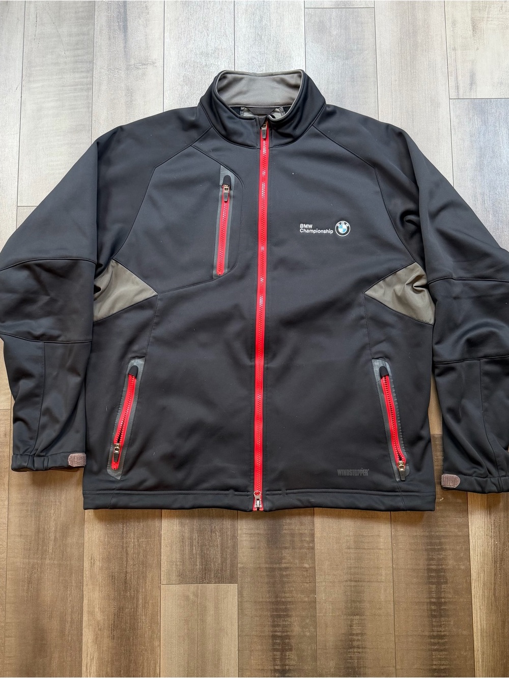 Zero Restriction Tour Series BMW Championship Full Zip Jacket Wind Stopper Sz L